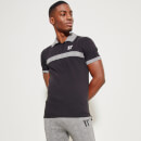 11 Degrees Cut And Sew Prince Of Wales Polo Shirt – Black / White