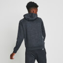 11 Degrees Junior Cut And Sew Full Zip Track Top – Grey Marl / White