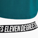 Women's Short Sleeve Elastic Cropped T-Shirt - Spruce Green