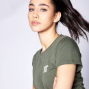 Women's Utility Cropped T-Shirt – Khaki