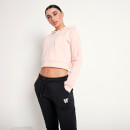 11 Degrees Womens Core Cropped Hoodie – Chalk Pink