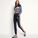 Women's Taped Cut And Sew Joggers – Steel/Black