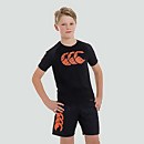 JUNIOR VAPODRI PRINT SLEEVE LARGE LOGO TEE