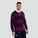 MENS LONG SLEEVED RETRO HOOPED JERSEY RED