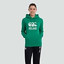 WOMENS IRELAND LOGO HOODY GREEN
