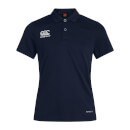 WOMENS CLUB DRY POLO SHIRT NAVY