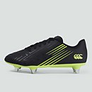 JUNIOR UNISEX SPEED 3.0 SOFT GROUND BOOT BLACK/GREEN