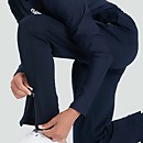 JUNIOR UNISEX STRETCH TAPERED POLY KNIT PANTS NAVY