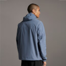 Hooded Pocket Jacket - Slate Blue