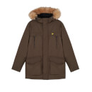 Winter Weight Micro Fleece Lined Parka - Olive