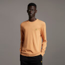 Cotton Merino Crew Jumper - Tan