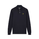 LS Brushed Collar Polo Shirt - Dark Navy