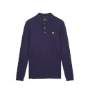 Men's Long Sleeve Polo Shirt - Navy