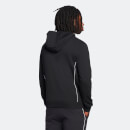 Men's Hoodie with Contrast Piping - True Black