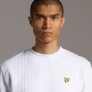 Ribbed Jersey Sweatshirt - White