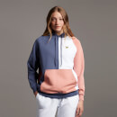 Patchwork Hoodie - Warm Rose/Nightshade Blue