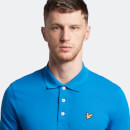 Men's Plain Polo Shirt - Bright Blue