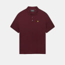 Men's Plain Polo Shirt - Burgundy