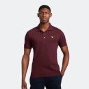 Men's Plain Polo Shirt - Burgundy
