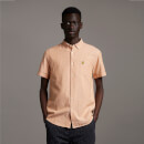Men's Short Sleeve Oxford Shirt - Sunflower/ White