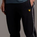 Men's Sweatpant with Contrast Piping - True Black