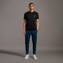Trackies with Woven Overlay - Aegean Blue