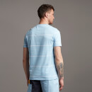 Wide Stripe T-shirt - Fresh Blue