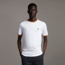 Ringer T-Shirt - White/ Tan