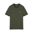 Ringer T-Shirt - Olive/ Jet Black