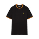 Ringer T-Shirt - Jet Black/ Cider Brown