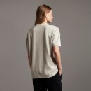 Brushed Argyle T-Shirt - Vanilla