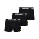 Men's 3 Pack Trunks - Black