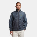 Acid Wash Funnel Neck Jacket