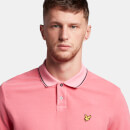 Men's Pigment Dyed Polo Shirt - Electric Pink