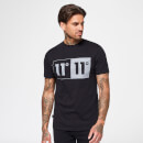 11 Degrees Men's Box Graphic Short Sleeve T-Shirt - Black