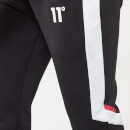 Pantalón de Chándal con Paneles y Estampado Mármol - Blanco / Negro / Ski Patrol Red