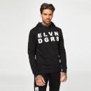 11 Degrees Graphic Pullover Hoodie – Black