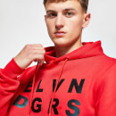 11 Degrees Graphic Pullover Hoodie – Goji Berry Red