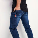 11 Degrees Men's Sustainable Slim Fit Denim Jeans - Mid Blue Wash