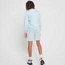 Pantalones cortos de chándal para niños – Azul claro / Blanco 