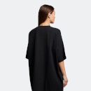 Women's T-Shirt Dress - Jet Black