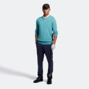 Men's Golf V Neck Pullover - Retro Blue