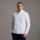 Men's Cotton Linen Shirt - White