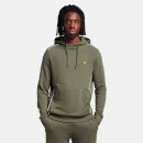 Men's Hoodie with Contrast Piping - Cactus Green
