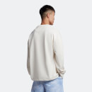 Men's Casuals Gathered Sweatshirt - Off White