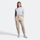 Women's Cropped Sweatshirt - Light Grey Marl