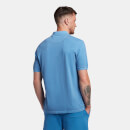 Men's Washed Polo Shirt - Spring Blue