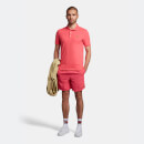 Men's Plain Polo Shirt - Electric Pink
