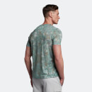 Men's Hiker T-Shirt - Cactus Green Print