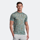 Men's Hiker T-Shirt - Cactus Green Print